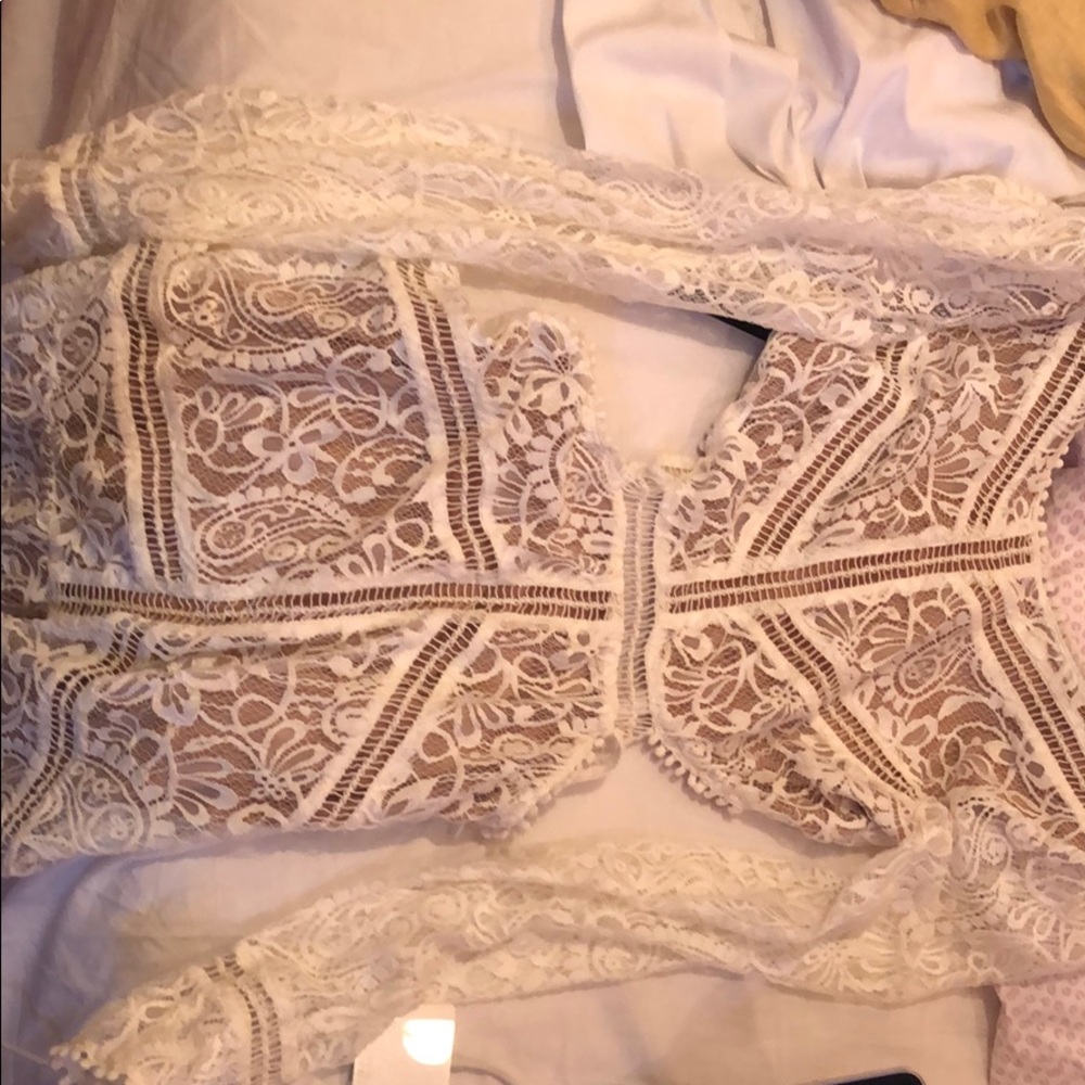 For love and lemons white lace dress